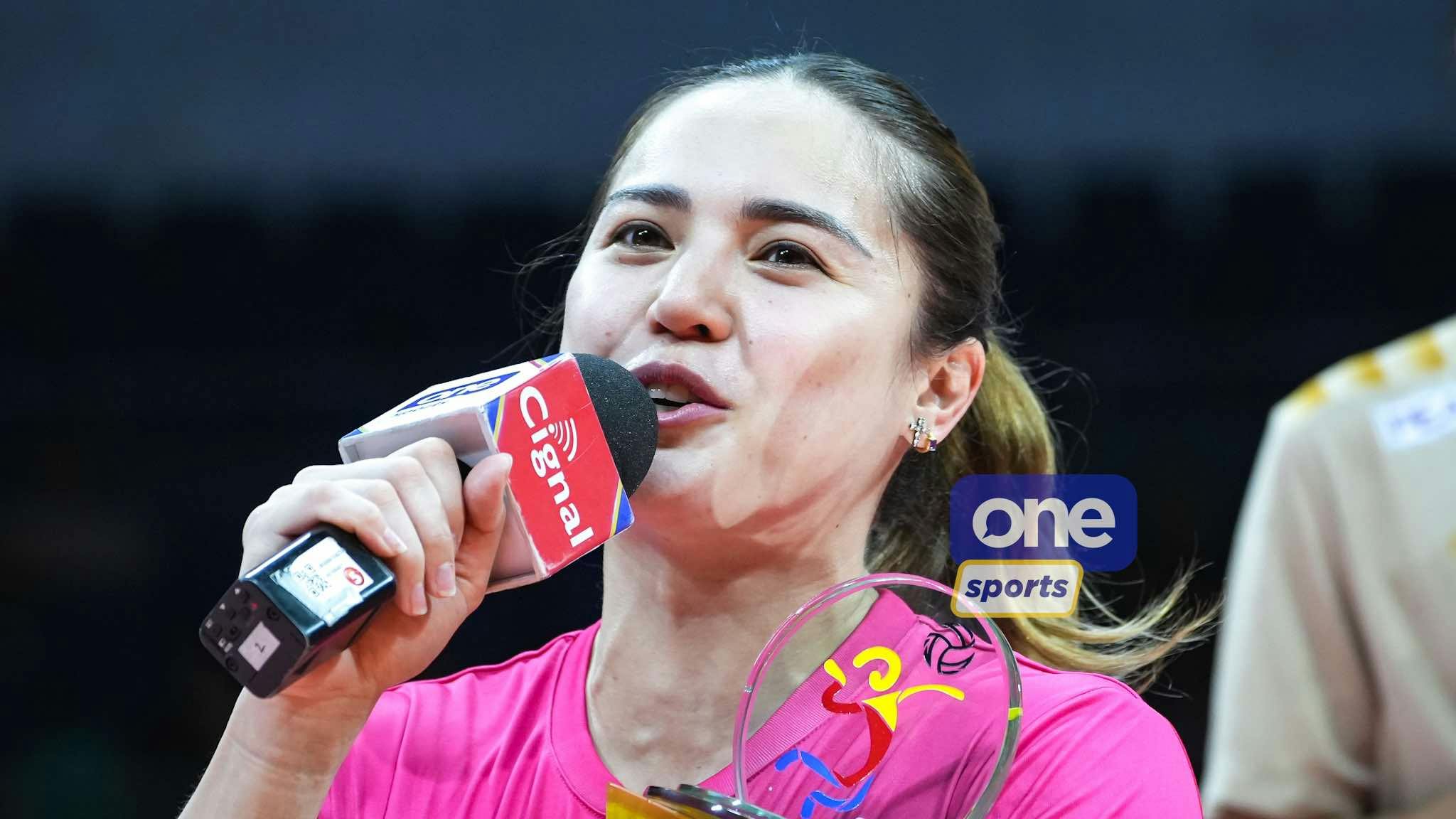 PVL: Michele Gumabao bags first MVP honors after Creamline’s sweep in Invitational Conference